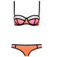 🏖️VÝPRODEJ🏖️Dámské sexy bikiny s barevnými bloky