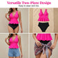 Dámský Peplum Tankini Set s Spodním Prádlem