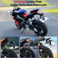 Automatický sklopný držák registrační značky na motocykl