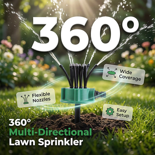 🔥Více než 50 000 prodaných kusů! Přesný zavlažovací postřikovač – 360° vícesměrný, s nastavitelnými rozstřikovacími vzory. Šetrný k citlivým rostlinám. Šetřete vodou, pěstujte lépe. 🌱✅
