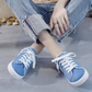 👟Dámské džínové mule tenisky👖  – Snadné nazouvání pohodlná podrážka a perfektní na letní casual look ☀️