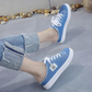 👟Dámské džínové mule tenisky👖  – Snadné nazouvání pohodlná podrážka a perfektní na letní casual look ☀️
