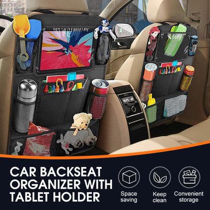 Car Backseat Organizer with Tablet Holder