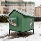 🐈 Venkovní kočičí domek na vyvýšeném podlaze do každého počasí