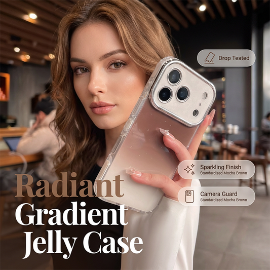 Zářivé třpytivé pouzdro na telefon s ochranou fotoaparátu