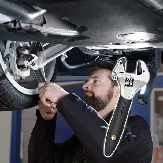 👍🔧Víceúčelový, širokočelistvý, ráčnový nastavitelný klíč🔥