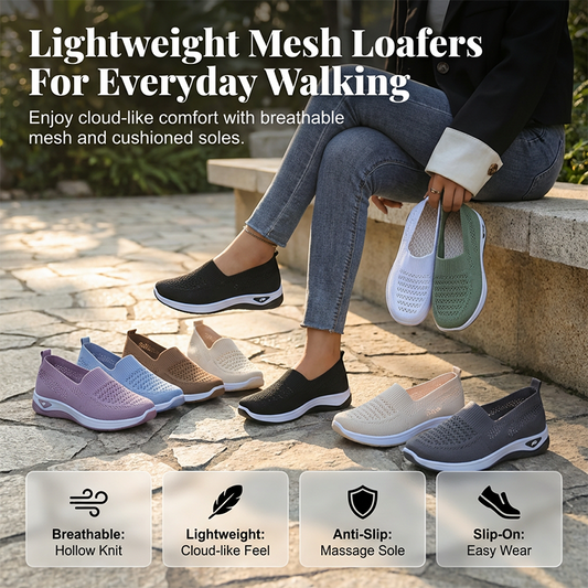 👟 Dámské prodyšné síťované slip-on boty – Skladem & na dobírku 💨✨