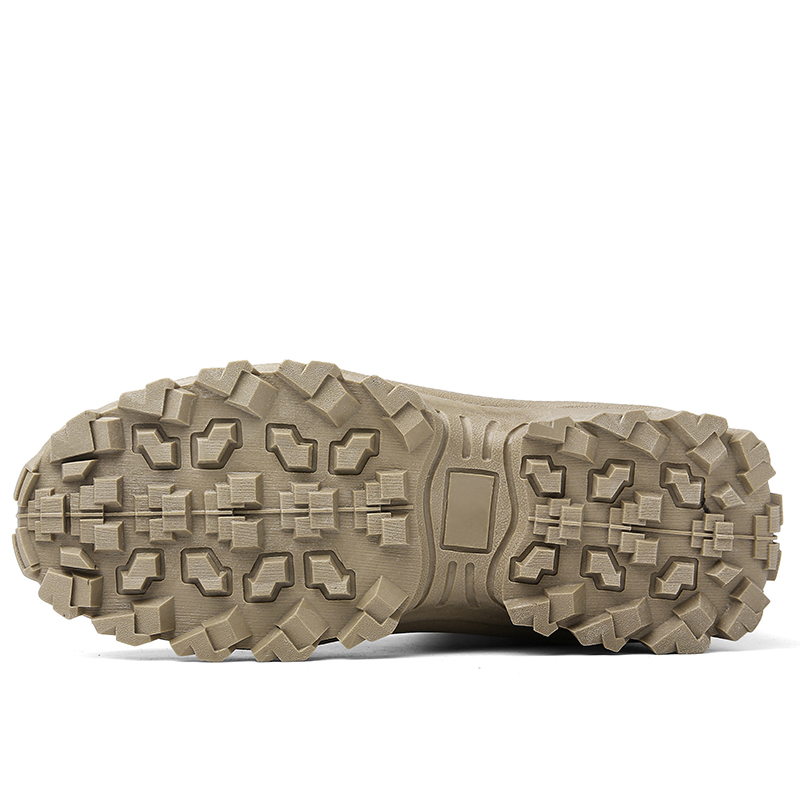 Bottes de Combat de Travail Imperméables pour Hommes, Extérieur Anti-Perforation, Bottes de l'Armée (Amélioration de la Durabilité)