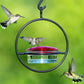 Metal Hanging Hummingbird Feeder