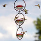 Metal Hanging Hummingbird Feeder