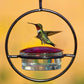 Metal Hanging Hummingbird Feeder