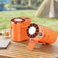 ⏰Přenosný ventilátor s klipem na opasek a 100 rychlostními stupni