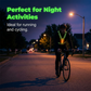 Vesta s blikajícími LED diodami pro outdoorové aktivity