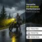 Žlutý kryt mlhového světla pro motocyklové reflektory