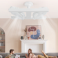 📢📢 SLEVA 50 % !!!⏰Moderní 2-v-1 LED stropní ventilátor se světlem