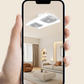 📢📢 SLEVA 50 % !!!⏰Moderní 2-v-1 LED stropní ventilátor se světlem