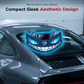 🚗 Solární LED výstražné světlo „ďáblovo oko“ pro automobily  😈