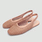 👡🌸 Dámské pletené sandály s otevřenou patou – Elegantní pletená textura, která okamžitě dodá francouzský šik a uvolněnou eleganci ✨