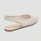 👡🌸 Dámské pletené sandály s otevřenou patou – Elegantní pletená textura, která okamžitě dodá francouzský šik a uvolněnou eleganci ✨