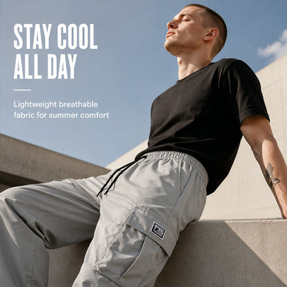 👖‑50 % ! 🏕️ Pratique et robuste | Pantalon cargo homme coupe ample multi-poches ✨