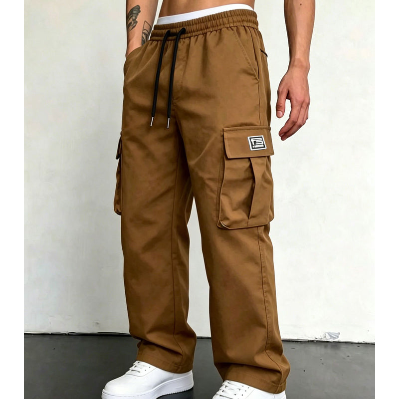 👖‑50 % ! 🏕️ Pratique et robuste | Pantalon cargo homme coupe ample multi-poches ✨