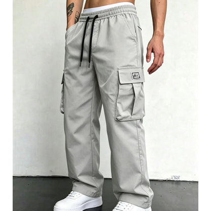 👖‑50 % ! 🏕️ Pratique et robuste | Pantalon cargo homme coupe ample multi-poches ✨