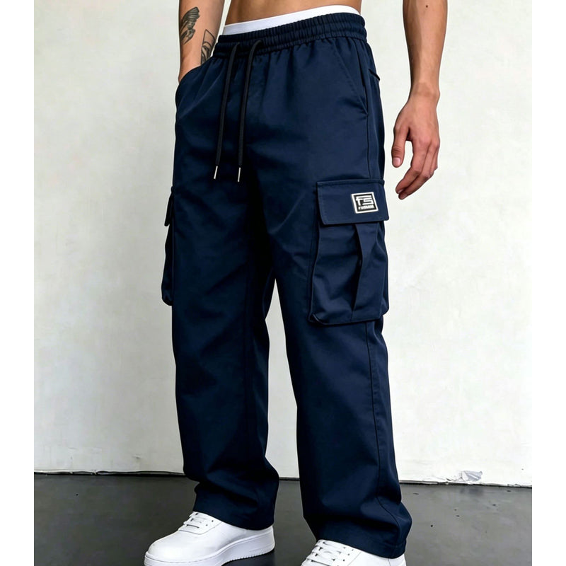 👖‑50 % ! 🏕️ Pratique et robuste | Pantalon cargo homme coupe ample multi-poches ✨