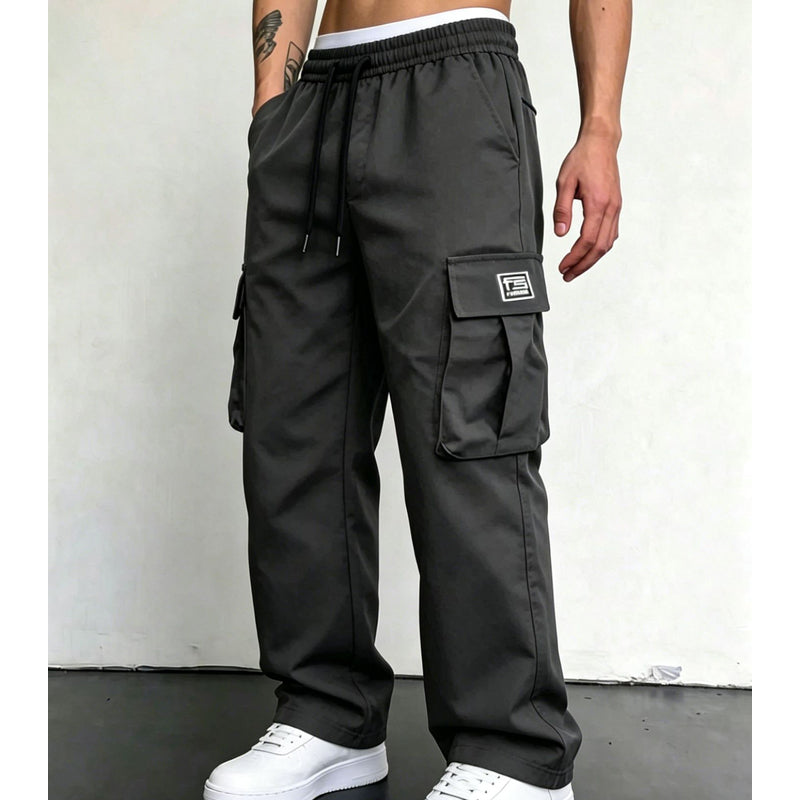 👖‑50 % ! 🏕️ Pratique et robuste | Pantalon cargo homme coupe ample multi-poches ✨