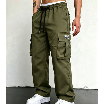 👖‑50 % ! 🏕️ Pratique et robuste | Pantalon cargo homme coupe ample multi-poches ✨