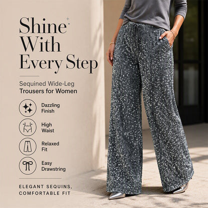 👖 Souple et agréable | Pantalon droit à taille élastiquée pour femme