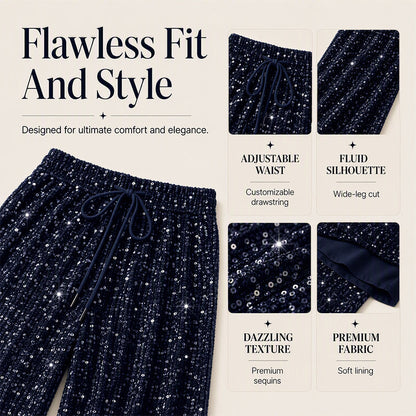 👖 Souple et agréable | Pantalon droit à taille élastiquée pour femme