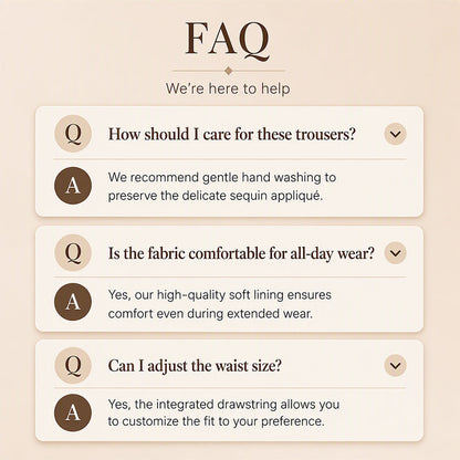 👖 Souple et agréable | Pantalon droit à taille élastiquée pour femme