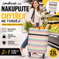 🛍️✨Transformovatelná nákupní taška – skryté kolečka, nosnost 20 kg, lze rozšířit pomocí zipu!