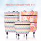 🛍️✨Transformovatelná nákupní taška – skryté kolečka, nosnost 20 kg, lze rozšířit pomocí zipu!