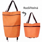 🛍️✨Transformovatelná nákupní taška – skryté kolečka, nosnost 20 kg, lze rozšířit pomocí zipu!