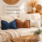 🛋️✨Ozdobný polštář s mašlí, ideální na Instagram – z mimořádně měkkého senilového materiálu, se snímatelným potahem🎀