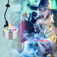 🎃 12barevný LED generátor mlhy – Efektní světelný efekt pro halloweenské večírky doma