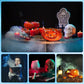 🎃 12barevný LED generátor mlhy – Efektní světelný efekt pro halloweenské večírky doma