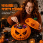 🎃Halloweenská dekorace s dýní s červenýma očima👻｜Strašidelné noční světlo, dekorace na domácí večírek✨