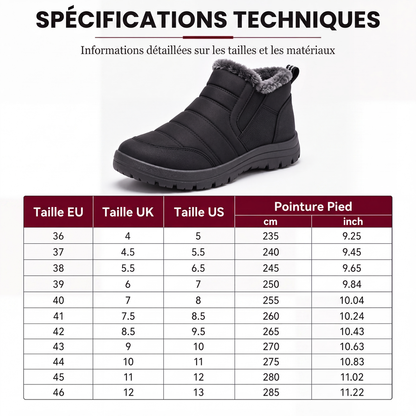 ❄️ CHALEUR À CHAQUE PAS | Bottes d'Hiver Homme Faciles à Enfiler -50 %