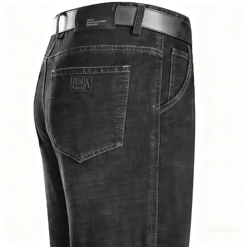 👖 Jean droit doublé chaud pour homme, confortable pour l’hiver ❄️