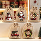 🎄 50% SLEVA!🎁 Vánoční dárkové taštičky se stahovací šňůrkou – stylové balení, snadné použití, vhodné k opakovanému použití pro sváteční překvapení ✨