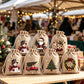 🎄 50% SLEVA!🎁 Vánoční dárkové taštičky se stahovací šňůrkou – stylové balení, snadné použití, vhodné k opakovanému použití pro sváteční překvapení ✨
