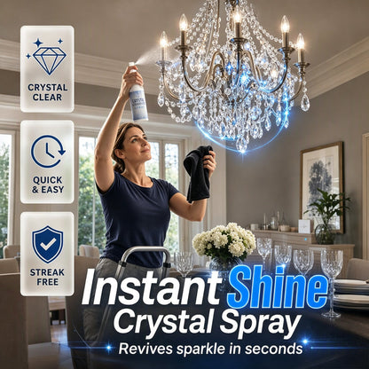 💎✨ Čisticí sprej na křišťálové lustry: Lesk bez šmouh a šetrná péče – snadno odstraní prach a nečistoty, aniž byste museli lustr demontovat 💡🧼