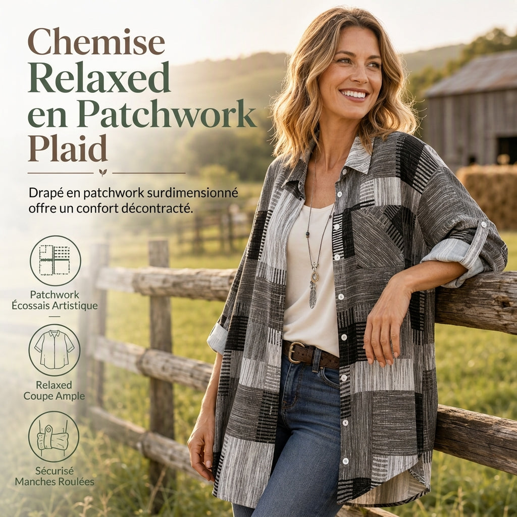 👔 Chemise à manches longues à carreaux, coupe ample décontractée, grande taille anti-UV pour printemps et automne ✨