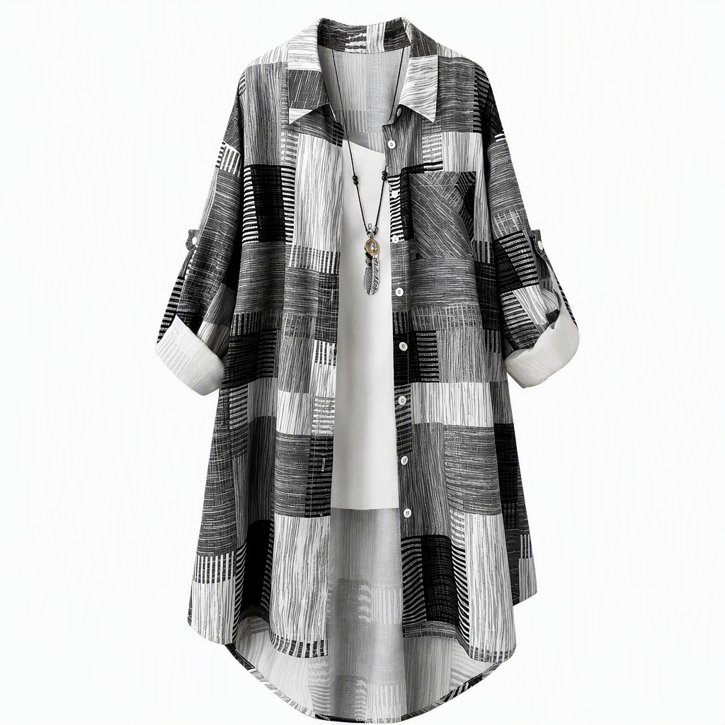 👔 Chemise à manches longues à carreaux, coupe ample décontractée, grande taille anti-UV pour printemps et automne ✨