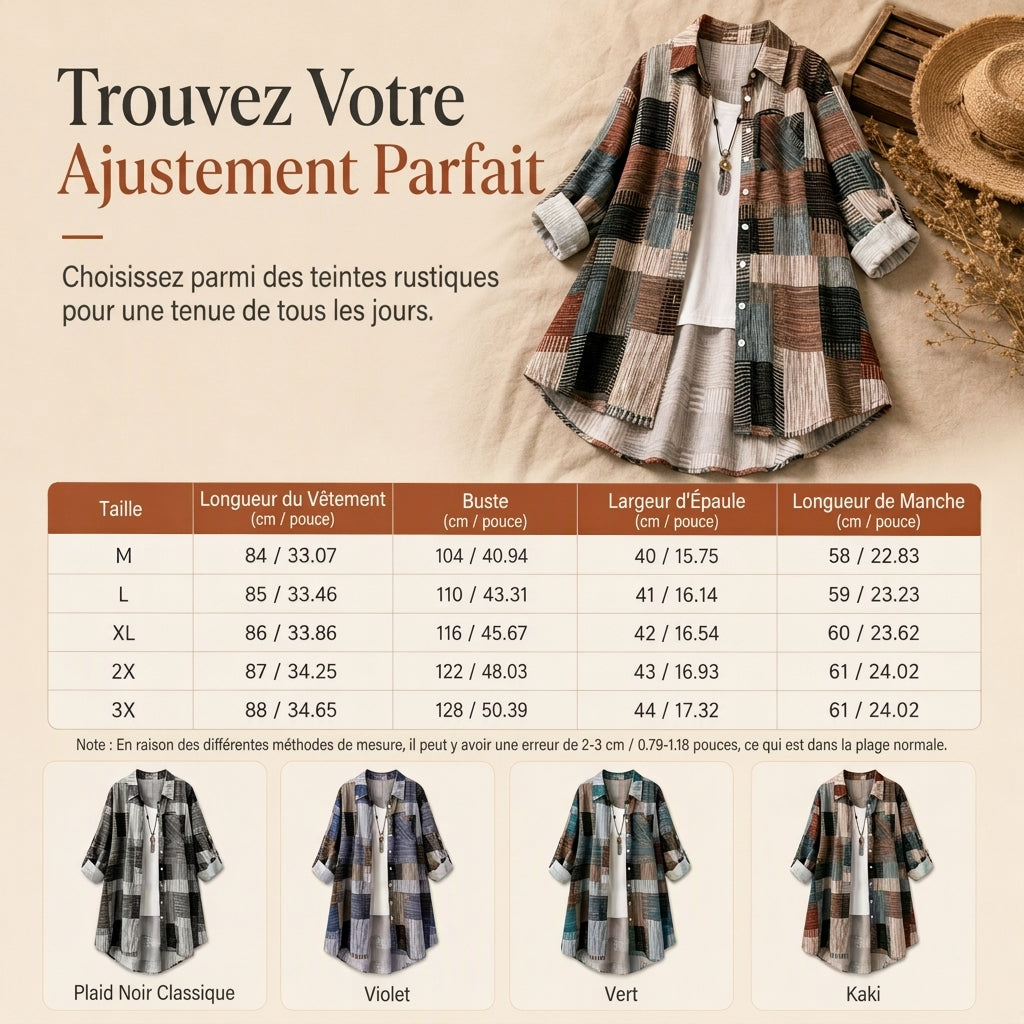 👔 Chemise à manches longues à carreaux, coupe ample décontractée, grande taille anti-UV pour printemps et automne ✨