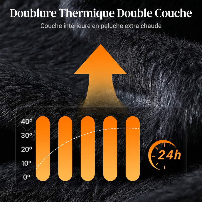 ⏳DERNIER JOUR DE SOLDE - 50 % DE RÉDUCTION !! ✨ Cagoule thermique avec cordon de serrage