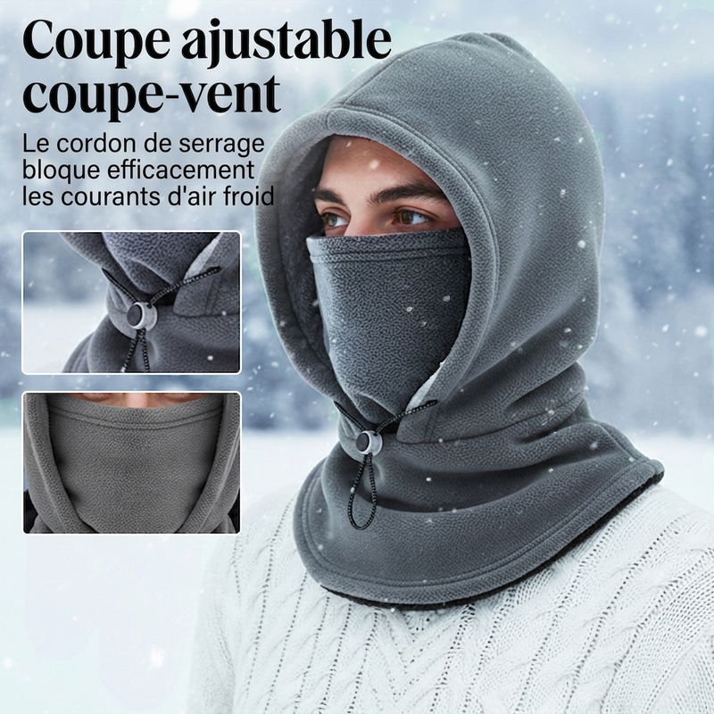 ⏳DERNIER JOUR DE SOLDE - 50 % DE RÉDUCTION !! ✨ Cagoule thermique avec cordon de serrage