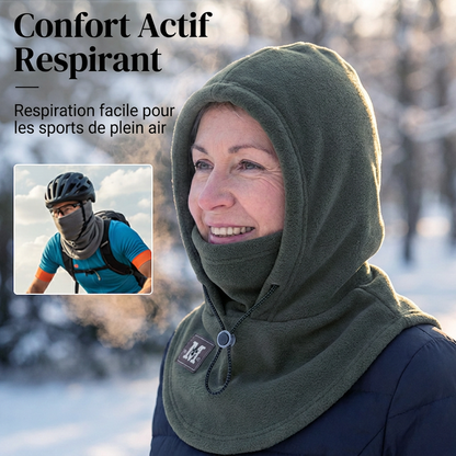 ⏳DERNIER JOUR DE SOLDE - 50 % DE RÉDUCTION !! ✨ Cagoule thermique avec cordon de serrage